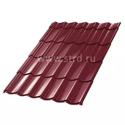 Профиль СМ Классик 0.45мм Полиэстер Россия RAL 3005 (вишневый) Stynergy