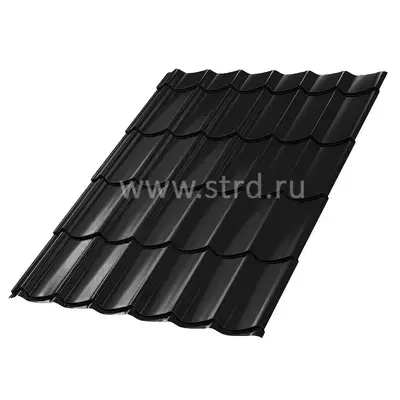 Профиль СМ Классик 0.45мм Полиэстер Россия RAL 9005 (черный) Stynergy