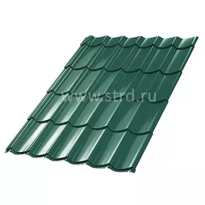 Профиль СМ Классик 0.45мм Graphite 45 Россия RAL 6005 (зеленый) Stynergy