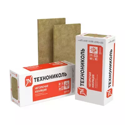 Утеплитель ТехноНИКОЛЬ Техноруф Н Проф 1200*600*80мм 2.16м2 0.173м3 минвата (базальт)