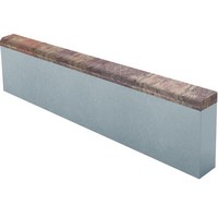 Бордюр тротуарный CMX18 Авантюрин верхний прокрас на белом / сером цементе основа - серый цемент 1000*200*80мм Лидер 40
